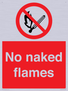 No naked flames